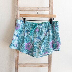 Salt Life Light Blue Tropical Floral Swim Shorts